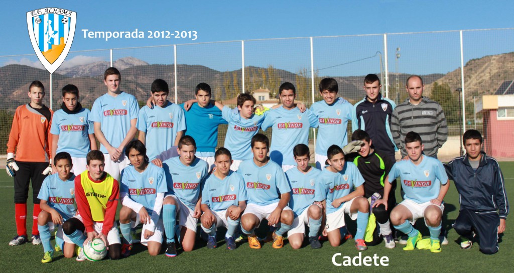 Cadete 2012-2013 baja
